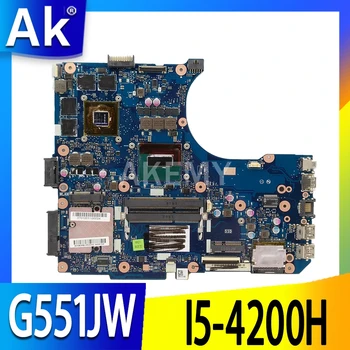 Akemy 90NB08B0-R00060 placa de baza pentru ASUS ROG G551JW G551JM G551J N551JW N551JM N551J placa de baza Laptop I5-4200H GTX960M (V2G)