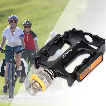 Bicicletă Plat Ultralight Poartă Pedala Cataramă de Siguranță Non-alunecare M55Q Aliaj de Aluminiu Rulment Pedala Pentru Ciclism Biciclete Accesorii