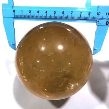 Gratuit galben fluorină glob de Cristal colorat cu fluorină accesorii pentru apararea impotriva rău energie acasă meditație divinație