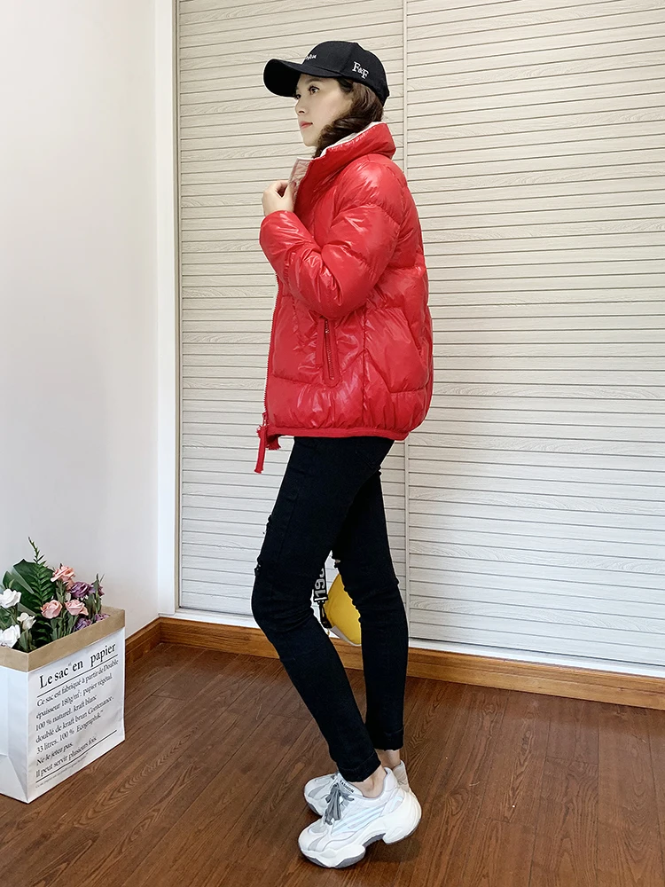 Lumina de iarnă în Jos Jacheta Stil coreean Haina de Moda pentru Femei Femeie Imbracaminte pentru Femei Jachete Femei Chaqueta Mujer WPY1459 cumpara ~ Jachete & Coats > www.cepsports.ro